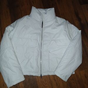 Fashion Nova White Puffer Jacket